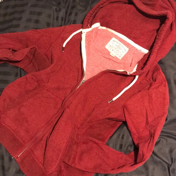 American Eagle Zip Up Vintage Sweatshirt - Picture 1 of 5